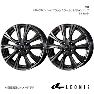 LEONIS/VR N-ONE JG3/JG4 アルミホイール2本セット【15×4.5J 4-100 INSET45 PBMC/TI】0041209×2