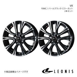 LEONIS/VR ヴィッツ 130系 15インチ車 純正タイヤサイズ(175/65-15) アルミホイール2本セット【15×5.5J 4-100 INSET43 PBMC】0041212×2