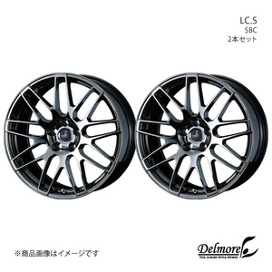 Delmore/LC.S IS350/IS200t 30系 ～2020/11 アルミホイール2本セット【19×8.0J 5-114.3 INSET40 SBC】0041091×2