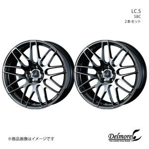 Delmore/LC.S IS250/IS300h 30系 ～2020/11 アルミホイール2本セット【19×8.0J 5-114.3 INSET40 SBC】0041091×2