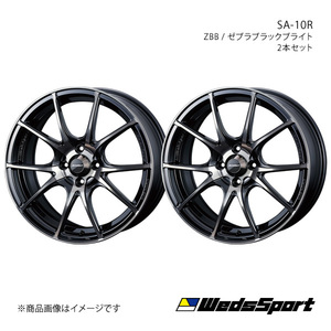 WedsSport/SA-10R スペイド 140系 FF 14インチ車 アルミホイール2本セット【15×6.0J 4-100 INSET38 ZBB】0072616×2