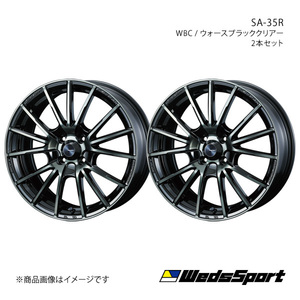 WedsSport/SA-35R eKクロスEV B5AW アルミホイール2本セット【15×5.0J 4-100 INSET45 WBC】0073574×2