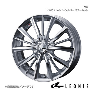 LEONIS/VX パッソ 30系 4WD +hana アルミホイール4本セット【15×6.0J 4-100 INSET43 HSMC】0033237×4
