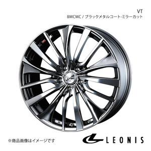 LEONIS/VT ステップワゴン RP1/RP2/RP3/RP4/RP5 アルミホイール4本セット【17×6.5J 5-114.3 INSET53 BMCMC】0036348×4