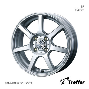 Treffer/ZR タント L370系 アルミホイール4本セット【13×4.5J 4-100 INSET45 シルバー】0034180×4