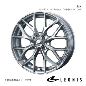 LEONIS/MX eKワゴン B11W アルミホイール4本セット【15×4.5J 4-100 INSET45 HS3/SC】0037404×4