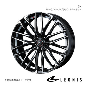 LEONIS/SK ギャランフォルティス スポーツバック CX4A アルミホイール4本セット【19×8.0J 5-114.3 INSET43 PBMC】0038341×4