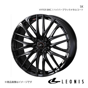 LEONIS/SK エルグランド E51 4WD 純正タイヤサイズ(225/45-19) アルミホイール4本セット【19×8.0J 5-114.3 INSET43 HYPER BMC】0040970×4