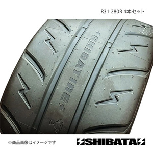 SHIBATIRE シバタイヤ R31 295/30R18 280R タイヤ単品 4本セット R1467×4