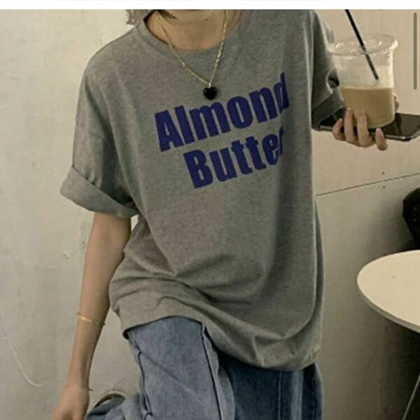 SHEIN 文字グラフィックオーバーサイズTシャツ