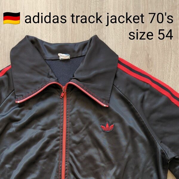 adidas 70's 曲がりジップトラックジャケット