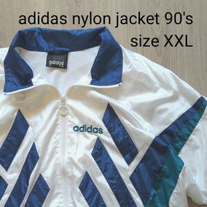 adidas 万国旗タグ ナイロンジャケット 90's