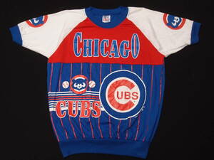 ◆古着卸USA■GARAN☆Tシャツ★★★M　 1990 MLB　　CHICAGO CUBS　　アメリカ直輸入　SALE お見逃しなく!