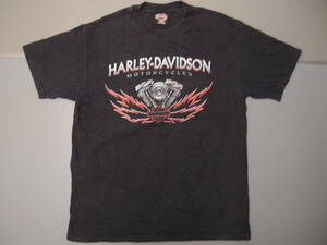 ◆古着卸USA■HARLEY DAVIDSON☆Tシャツ★★★L　ANCHORAGE ALASKA　 表1996　裏1989　アメリカ直輸入　SALE お見逃しなく!