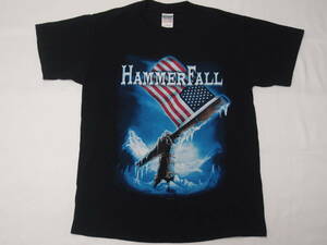 ◆古着卸USA■GILDAN☆Tシャツ★★★M　 HAMMERFALL　2005 WORLD TOUR　アメリカ直輸入　SALE お見逃しなく！