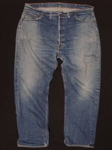 * old clothes .USA#LEVI's 501*Big E*** Levi's big E long-legged R original Vintage American direct import hige