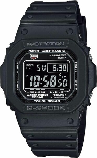 【新品未使用品／プライスタグ付き】CASIO カシオ G-SHOCK GW-M5610U-1BJF 電波ソーラー ブラック