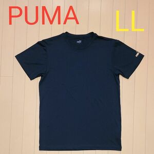 PUMA　プーマ　半袖Tシャツ　LL　ブラック無地