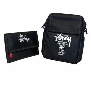 ステューシー　STUSSY　ショルダーバッグ　財布　２点SET 