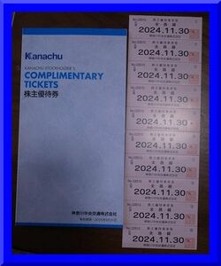 【送料無料】【即決】【最新】10枚 神奈川中央交通 株主優待乗車券 2024年11月30日まで おまけ