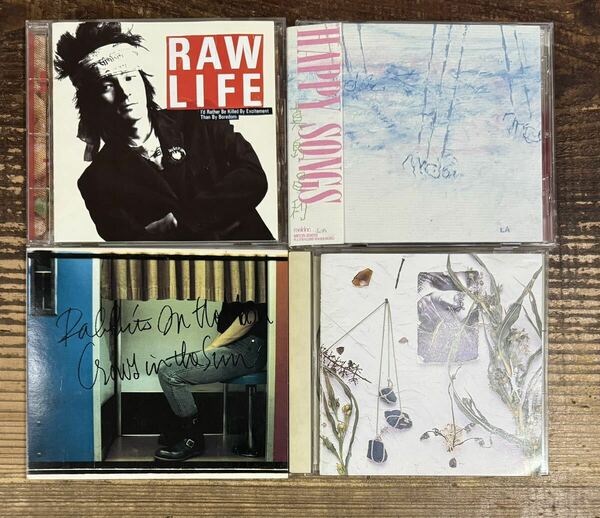 CD 真島昌利 4枚セット】夏のぬけがら■HAPPY SONGS■RAW LIFE ロウ・ライフ■人にはそれぞれ事情がある■クロマニヨンズ ブルー・ハーツ