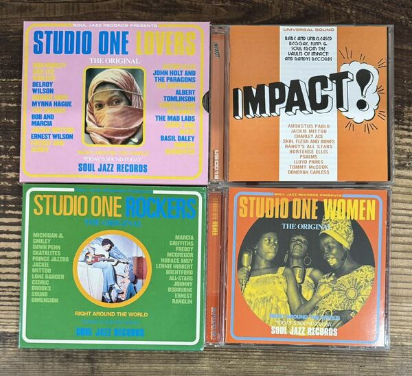 SOUL JAZZ RECORDS CD4枚セット】STUDIO ONE■ROCKERS LOVERS WOMEN■RANDY’S 音源 IMPACT■検) REGGAE DUB ROCKSTEADY 