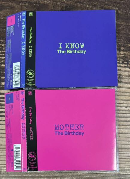 帯付 CD 2枚セット】The Birthday バースディ■I KNOW MOTHER■検) ROSSO MICHELLE GUN ELEPHANT チバユウスケ 中村達也