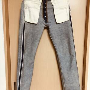 濃紺 ドス黒 当時物 60's 70's 501 オリジナル BIGE リーバイス W30 Levi's 赤耳 ジーンズ ヴィンテージ ビンテージ デニム 66 bige 501xx の画像3