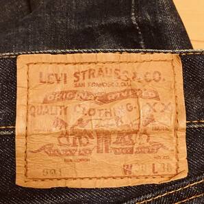 濃紺 ドス黒 当時物 60's 70's 501 オリジナル BIGE リーバイス W30 Levi's 赤耳 ジーンズ ヴィンテージ ビンテージ デニム 66 bige 501xx の画像7