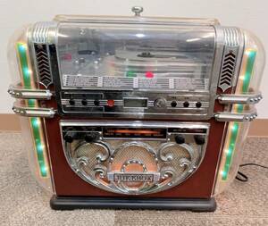 [8120 0523] retro! juke box type CD radio WINTECH 09x-007-14 secondhand goods 