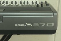 YAMAHA ヤマハ PSR-S670 ポーブルキーボード 電子キーボード★F_画像8