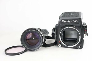 Mamiya マミヤ M645 1000S 中判カメラ + Sekor C 80mm F1.9 単焦点レンズ付き★F