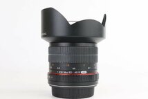 SAMYANG サムヤン 14mm 2.8 ED AS IF UMC レンズ 一眼レフカメラ Canon キヤノンEFマウント用 マニュアルフォーカス【難あり品】★F_画像5