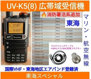 [ международный VHF+ Tokai e Avand + пожаротушение .. серия прием ] широкий obi район приемник UV-K5(8) не использовался новый товар память зарегистрирован запасной na японский язык простой руководство пользователя (UV-K5 высший машина ) cc