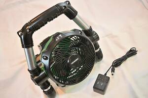 HiKOKI( high ko-ki) UF18DSDL(NN) 14.4V 18V common use rechargeable cordless fan AC100V use possible small size * light weight . battery * charger optional 