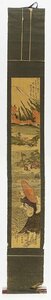 Art hand Auction Shunsho: Monk Saigyo (pillar painting) by Katsukawa Shunsho, Painting, Ukiyo-e, Prints, Kabuki painting, Actor paintings
