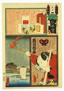 Art hand Auction Edo Flower Spot Society and the Tenban Group, Ichikawa Ichizoku Collection, Toyokuni III and others, Painting, Ukiyo-e, Prints, Kabuki painting, Actor paintings