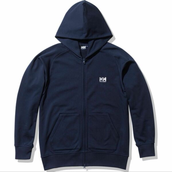 ★新品同様◆HELLY HANSEN◆メンズ パーカー◆HHロゴフルジップスウェットフーディー