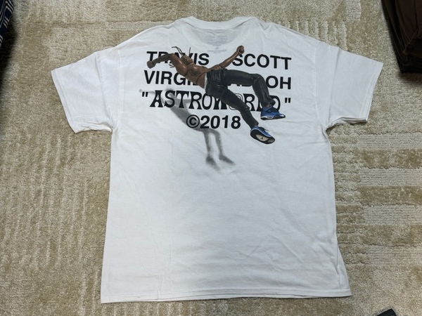 TRAVIS SCOTT × Virgil Abloh ASTROWORLD Tシャツ XL トラヴィススコット ヴァージルアブロー