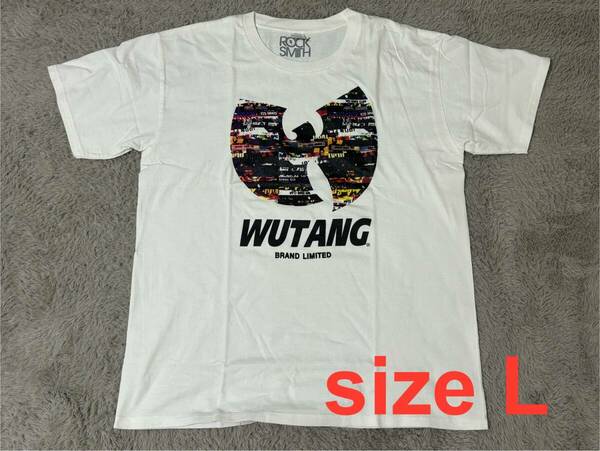 ROCK SMITH × WU-TANG CLAN Tシャツ Ｌ ウータンクラン　ラップＴ バンドＴ