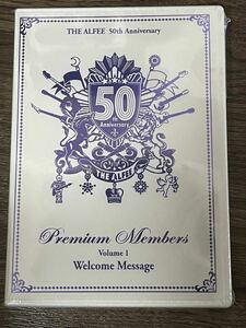 [ новый товар нераспечатанный ]THE ALFEE 50th Anniversary Premium Members Volume1 no. 1 раз DVD Alf .-50 годовщина 