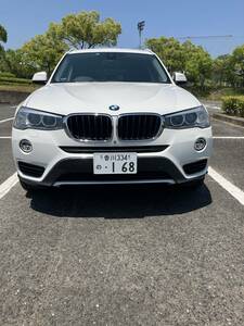 【個人】人気の後期モデル！X3　20d ディーゼル　車検R7/12月　低燃費.高トルク.クリーンディーゼル.BMW .ナビ.bカメラ.女性使用