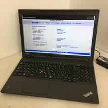 即決★Lenovo ThinkPad L540/20AU-S3NK00 ノートPC Core i3-4000M 2.40GHz 4GB【BIOS確認/現状渡し】_画像2