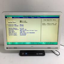 即決★NEC VALUESTAR VE570/W VE570WG モニター一体型PC Athlon X2 Dual Core 3250e 1.50GHz 4GB【BIOS確認/現状渡し】_画像3