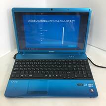 ★SONY VAIO PCG-71311N/VPCEB18FJ ノートPC Core i5-430M 2.26GHz 4GB/500GB【リカバリ済み/現状渡し】_画像1