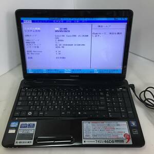  prompt decision *TOSHIBA dynabook T451/46DB PT45146DSFB Note PC Core i5-2430M 2.40GHz 4GB[ for part removing / junk ]