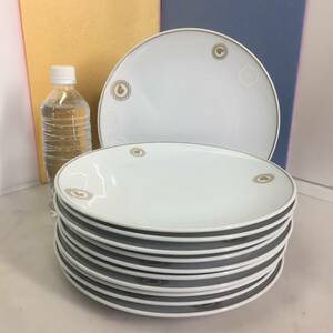 即決□Noritake ノリタケ 直径27cm 11枚セット プレート皿 洋食器 食器 平皿 金縁 ホワイト直径 居酒屋/料亭/割烹【現状渡し】