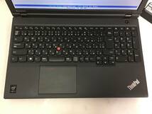 即決★Lenovo ThinkPad L540/20AU-S3NK00 ノートPC Core i3-4000M 2.40GHz 4GB【BIOS確認/現状渡し】_画像4