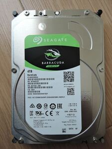 SEAGATE製 BaraCuda HDD 4TB型番：ST4000DM004 美品