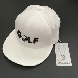  same day shipping new goods regular price 4950 jpy Russeluno Golf russell no men's Golf cap white WH/